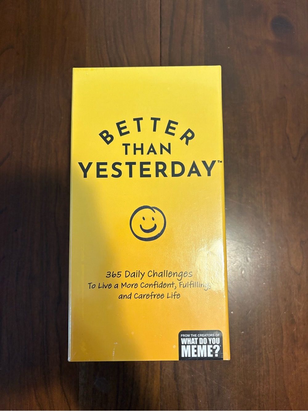 NWT Better Than Yesterday Self- Help Game